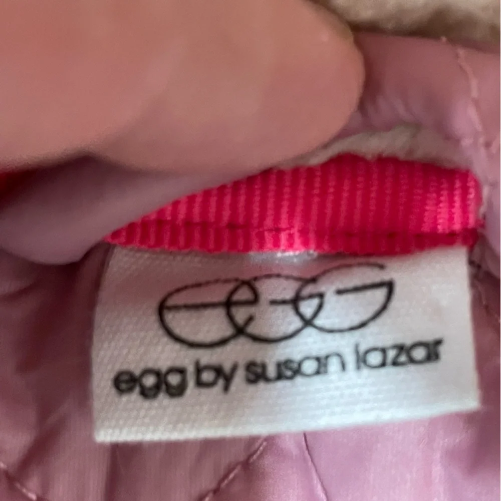 EUC EGG Susan Lazar Size 3 Month Baby/Infant Snowsuit Waterproof Pink Full Zip - Picture 10 of 15
